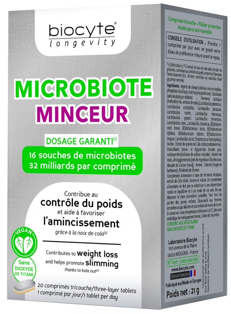 Comprar Biocyte Longevity Microbiote Minceur en Farmacia Central Andorra