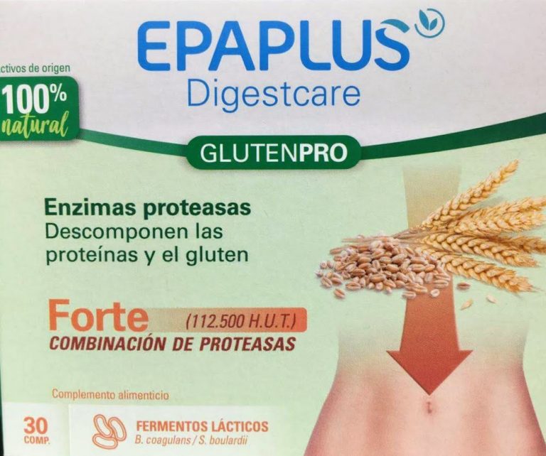 Digestcare GlutenPro favorece la descomposición del gluten contribuyendo a su metabolización gracias a la triple combinación de enzimas proteasas.