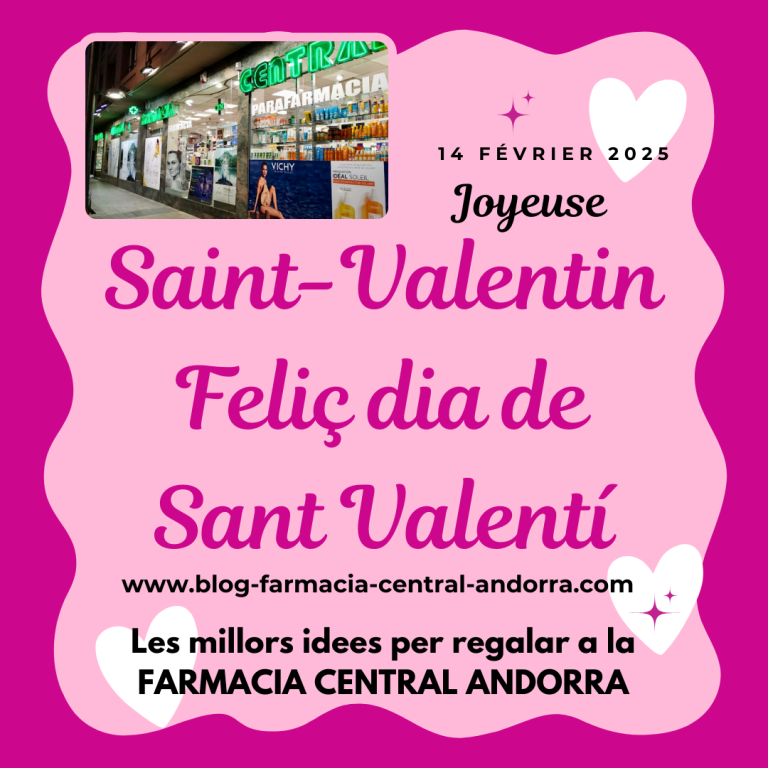 💖 Feliç Sant Valentí des de la Farmàcia Central d’Andorra la Vella! 💖