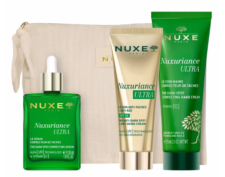 Comprar NUXE en Farmàcia Central Andorra. Trío Antimanchas & Antiedad Rostro & Manos. 
